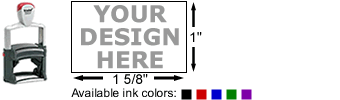 Trodat 5200 Rubber Stamp with Size Diagram and Available Colors Trodat 5200 Rubber Stamp with Size Diagram and Available Colors