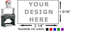 Trodat 5206 Rubber Stamp with Size Diagram and Available Colors Trodat 5206 Rubber Stamp with Size Diagram and Available Colors
