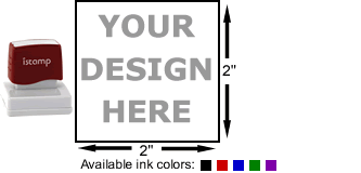 I-Stamp 55 Rubber Stamp with Size Diagram and Available Colors I-Stamp 55 Rubber Stamp with Size Diagram and Available Colors