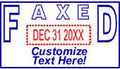 Popular Date Stamp Sample Impression