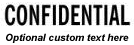 CONFIDENTIAL Stamp Sample