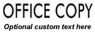 OFFICE COPY Stamp Sample