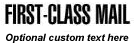 FIRST-CLASS MAIL Stamp Sample