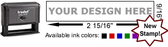 Customize and order the perfect Trodat 4918 self inking stamp in real-time online!  Personalize, preview and design order online in 60+ fonts.  Free logo upload, quick turnaround, no minimums. Easy online ordering, quality guaranteed.
