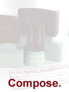 Custom Logo Stamp - 1 Impression - Corp Connect