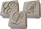 Custom Simple Monogram Stamp — Modern Maker Stamps