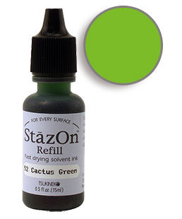 StazOn Solvent Ink Pad Cactus Green
