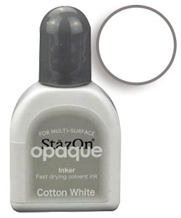StazOn Opaque White Ink Pads Rubber Stamp Champ