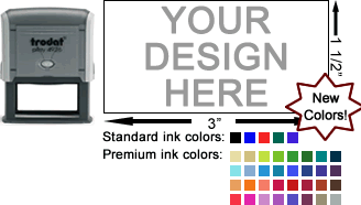  Personalized Logo Self Inking Stamp Customized for