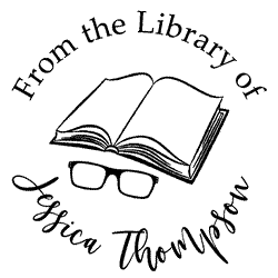 Custom Book Stamp - From The Library Of